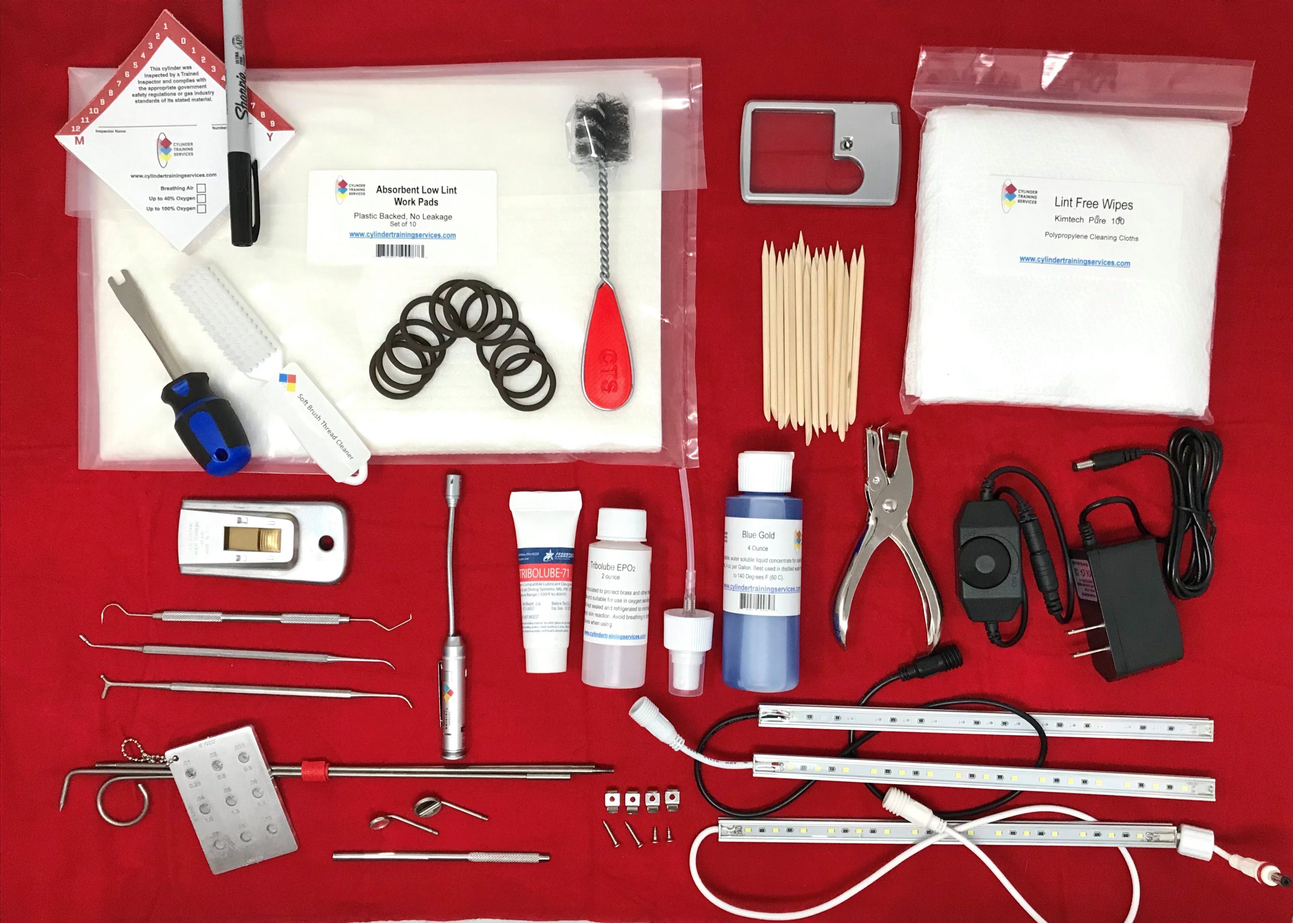 Cylinder Deluxe O2 Inspection Kit